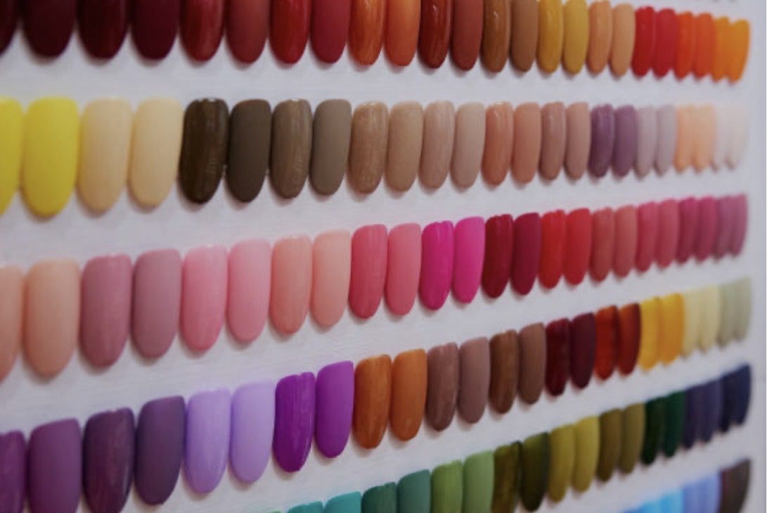 Hundreds of nail colour options