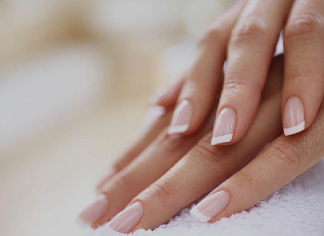 Beautiful French manicure